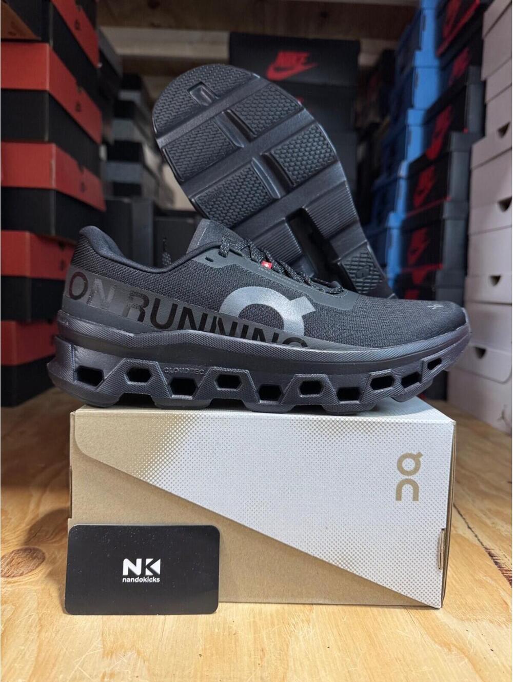 ON Running Cloudmonster 1 'Black' 3MF30741043 BRAND NEW MENS SIZE 11